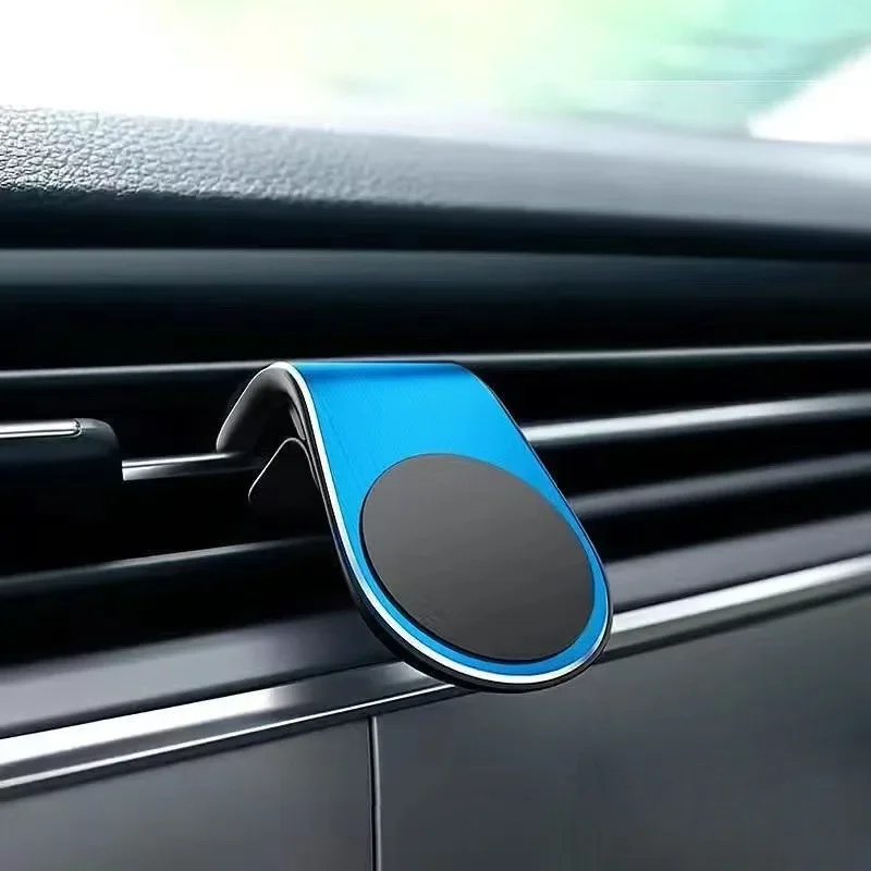 1 шт. магнитный автомобильный кронштейн для мобильного телефона L-образный автомобильный кронштейн для выпуска воздуха магнитный автомобильный кронштейн для мобильного телефона