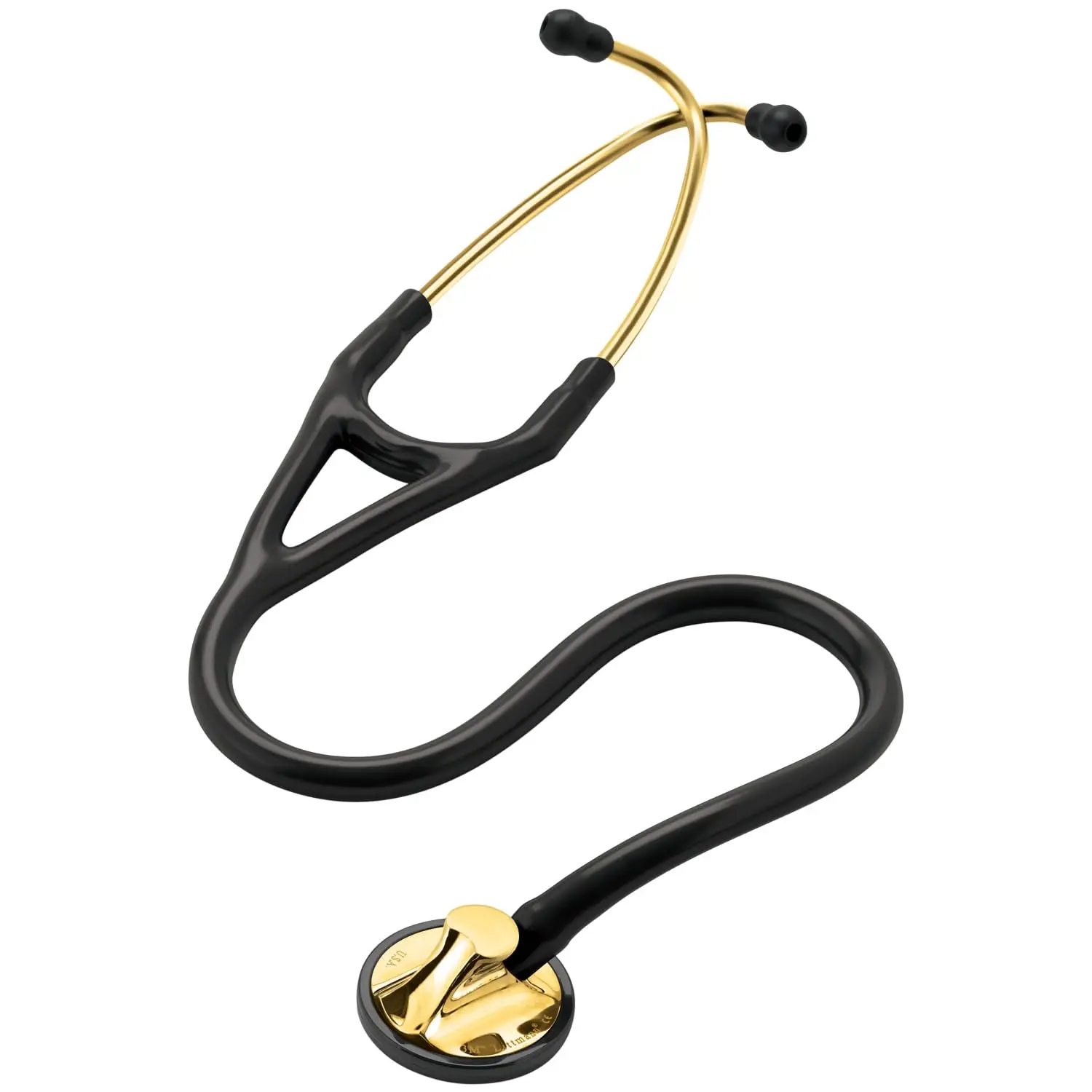 Littmann Master Cardiology Stethoscope, 2175, Stainless Steel Brass-Finish Chestpiece, 27