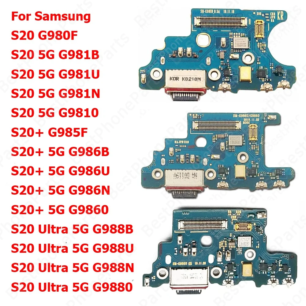 

Charge Board For Samsung Galaxy S20 Plus S20+ S20 Ultra 5G G981 G986 G9888 Charging Port Plate Socket Usb Connector