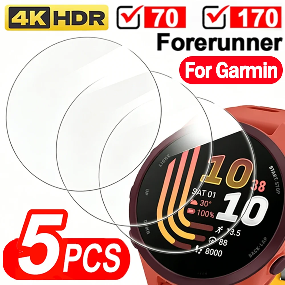 

1-5Pcs for Garmin Forerunner 170 70 HD Tempered Glass Screen Protector for Garmin Forerunner70/170 Anti-scratch Protective Film