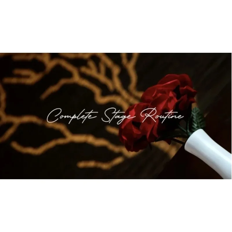 Dream Rainbow Leon King Rose Magic Stage Routine Color Changing Rose Production Vanish Transformation Multiplication Magic Prop
