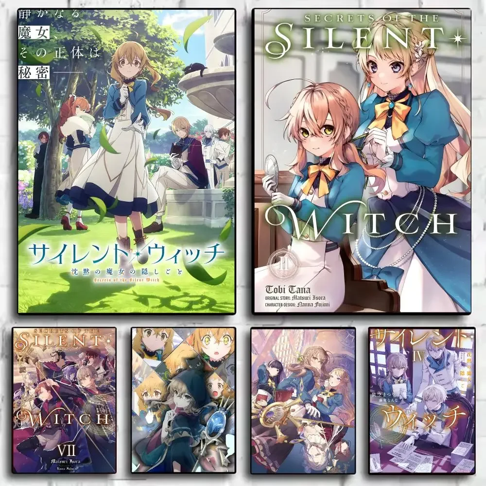 Anime S-Secrets of the Silent Witch Poster Decorative Wall Sticker Mural Photo Print for Bedroom Living Room Hallway Home Decor