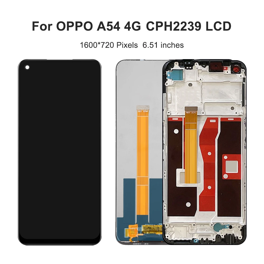 For OPPO A54 4G CPH2239 For OPPO A54 5G CPH2195 OPG02 LCD Display Touch Screen Digitizer Assembly Replacement