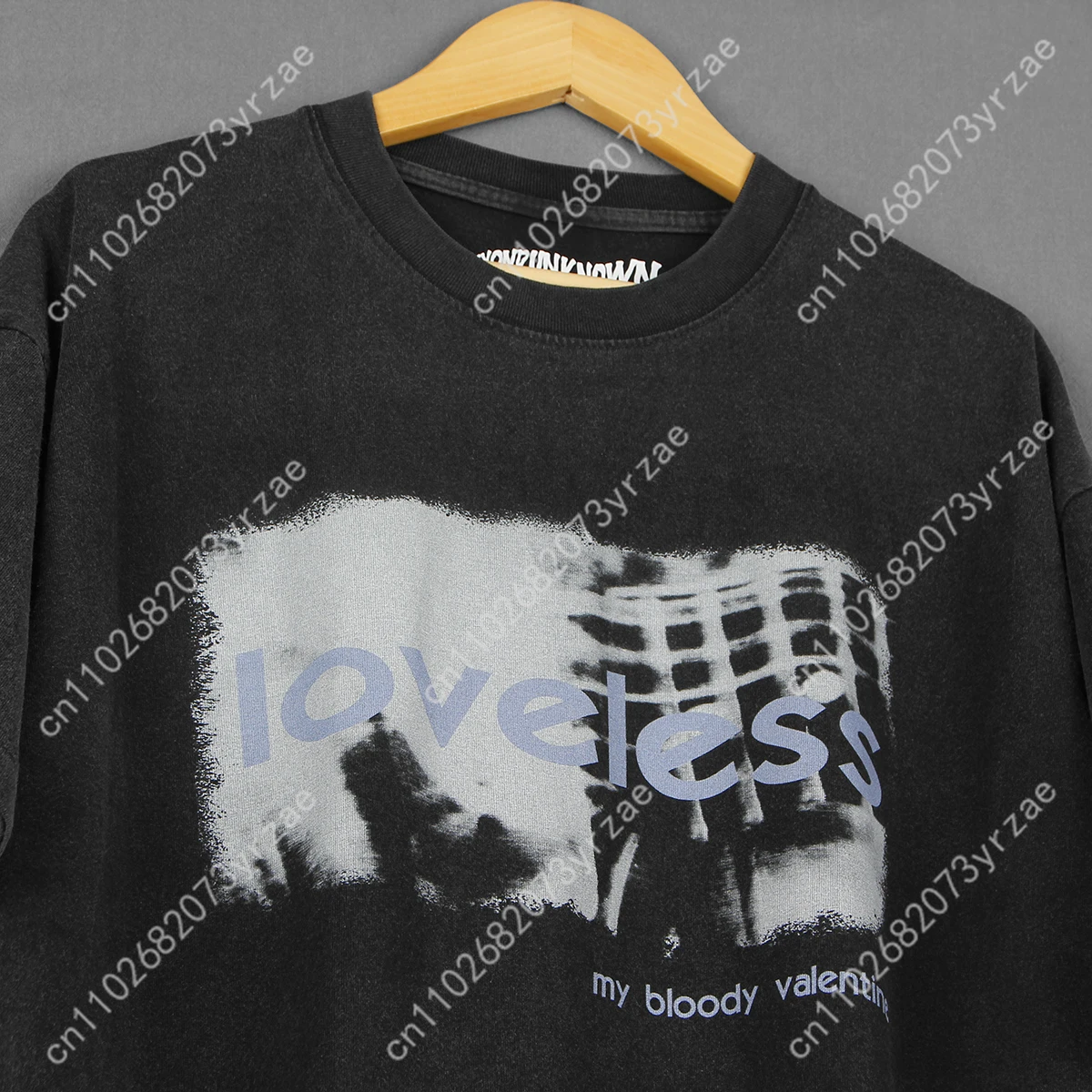 Koszulka My Bloody Valentine Loveless Retro Wash Męska Damska Wysokiej Jakości Bawełna Krótki Rękaw Miękka Oddychająca Koszulka Vintage