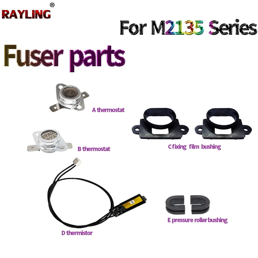 Fuser Lamp Fixing Bushing Thermistor Thermostat For Kyocera M2040 P2235 M2135 P2040 P2335 M2540 M2235 M2635 M2640 M2735 M2835