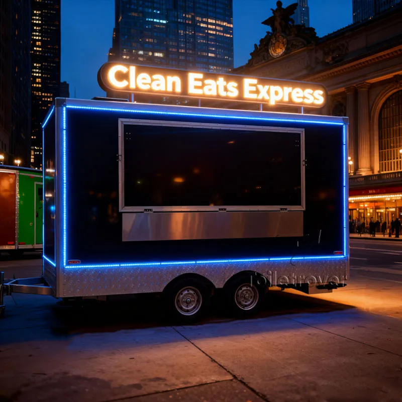 

Large Modern Food Truck Sale Tacos French Fries Baked Potatoes Chicken Rotisserie Grill Food Trailer With Kitchen