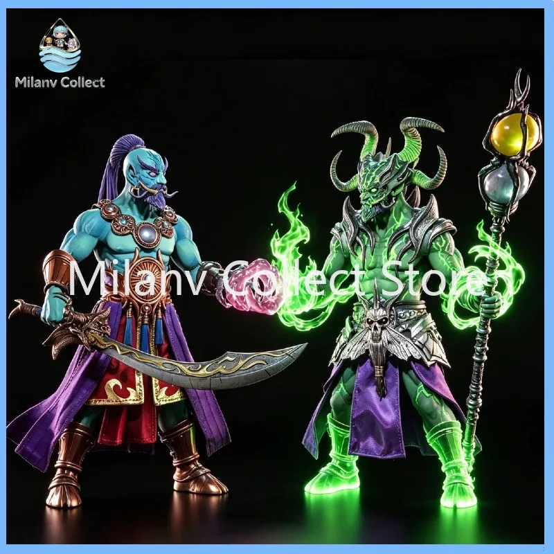 

In Stock Four Horsemen Mythic Legions Kalizirr & Azahazzar 1/12 6 inchesDjinn Demon Action Figure Full Set Toy