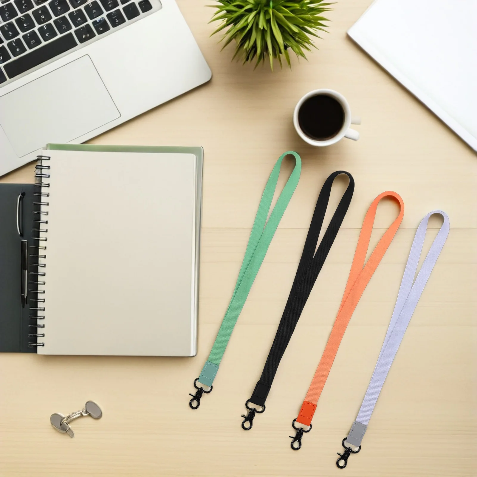 

4Pcs Key Lanyard for Men Women Kids Id Badge Holder Neck Strap Detachable Clip Organized Carry for Work School Outdoor