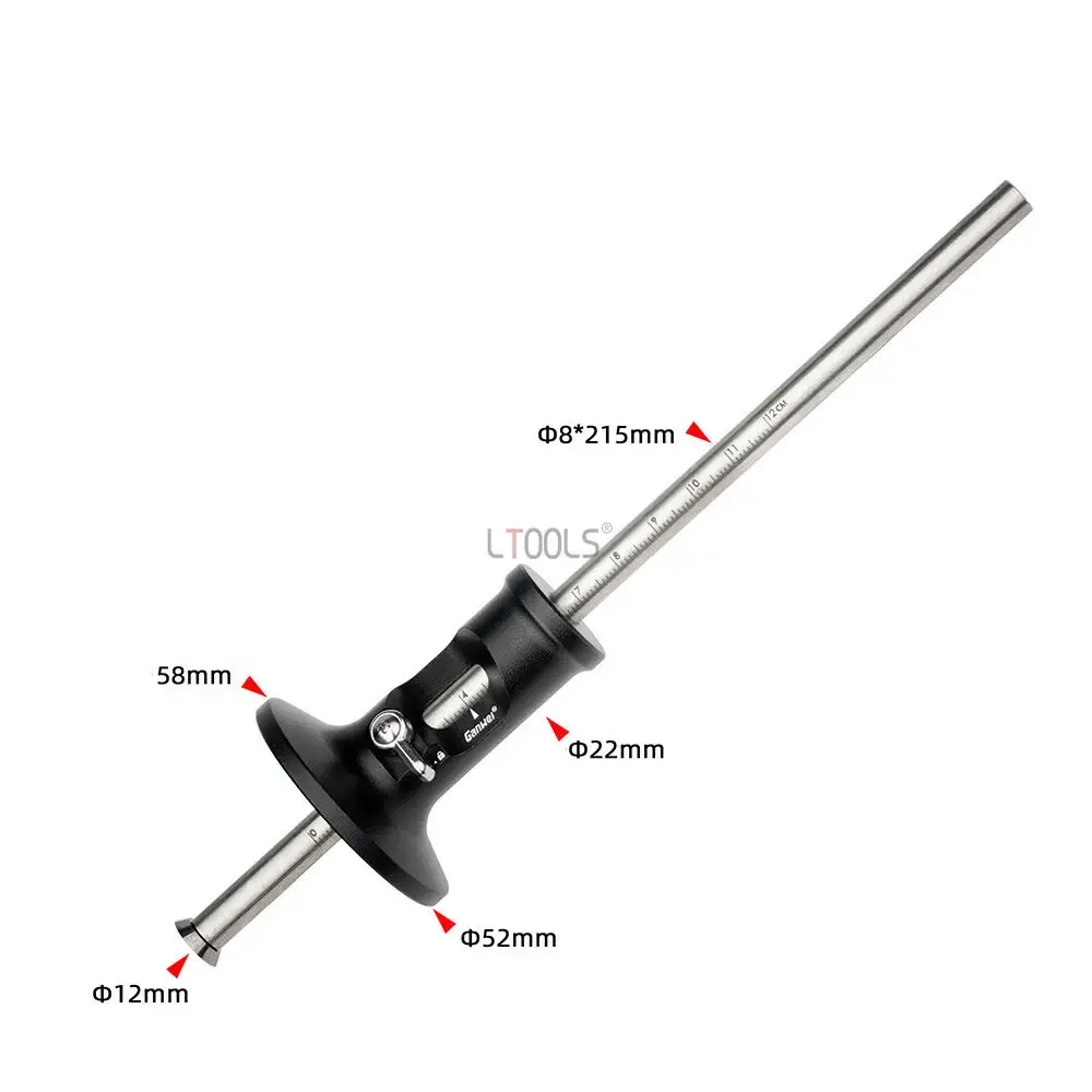 ไม้เครื่องหมาย Scriber ชุดล้อเครื่องหมายวัดความแม่นยำสูงไม้เครื่องหมายเครื่องมือเลเซอร์ขนาด Solid แท่งเหล็ก Carpenter