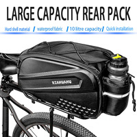 Large-capacity hard-shell rear camel bag for bicycles, waterproof rear seat shelf bag for cycling