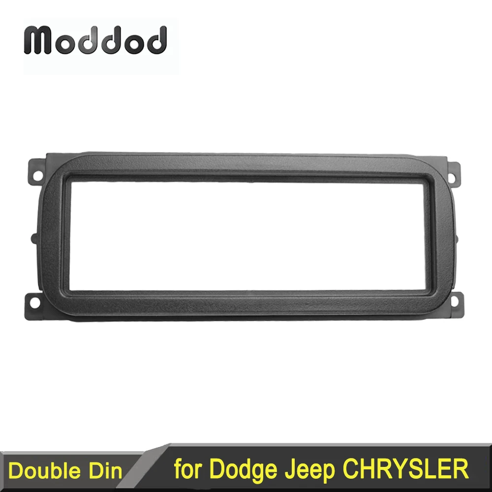 

1 Din Radio Fascia for Chrysler Serbring Dodge Avenger Nitro Jeep Wrangler Stereo Panel Dash Kit Installation Frame