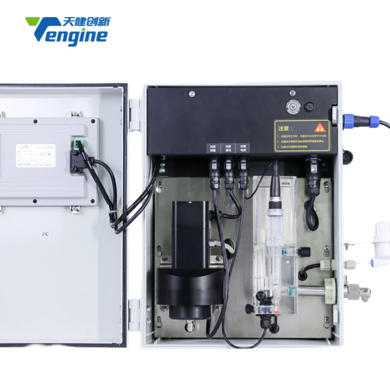 Factory Supply Online Multi-parameter Water Quality Analyzer Chlorine pH Conductivity Analyzer for Drinking Water