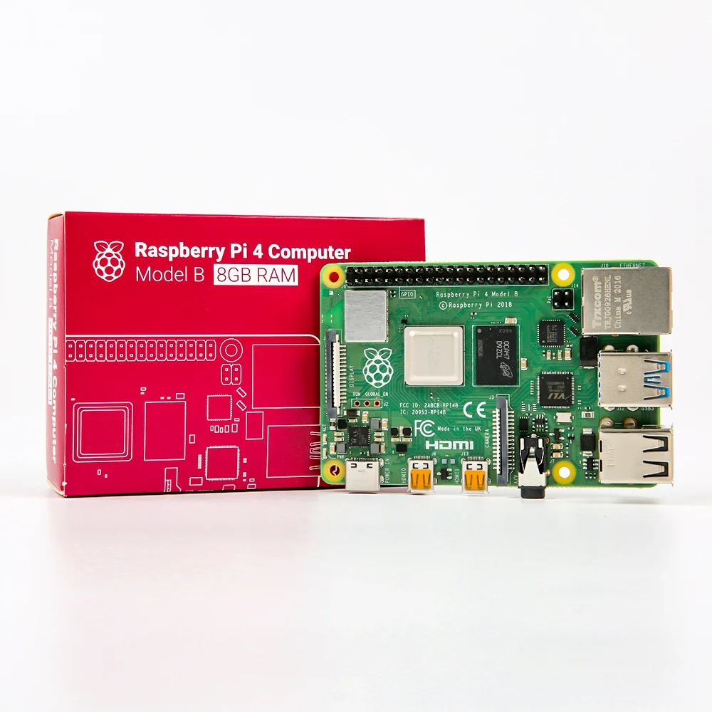 

Latest Raspberry Pi 4 Model B 8GB RAM 1.2 version BCM2711 Quad core Cortex-A72 ARM v8 1.5GHz 64-Bit OS