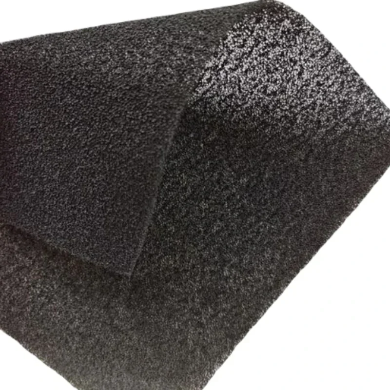 High quality honeycomb activated carbon filter cotton  Air purification adsorption  Sponge like C mesh  Black fiber