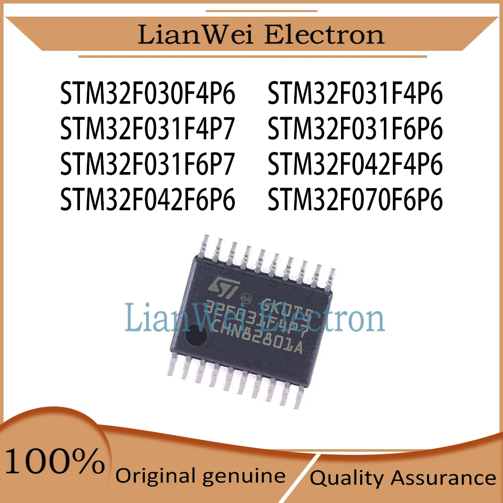 STM32F030 STM32F030F4P6 STM32F031F4P6 STM32F031F4P7 STM32F031F6P6 STM32F031F6P7 STM32F042F4P6 STM32F042F6P6 STM32F070F6P6