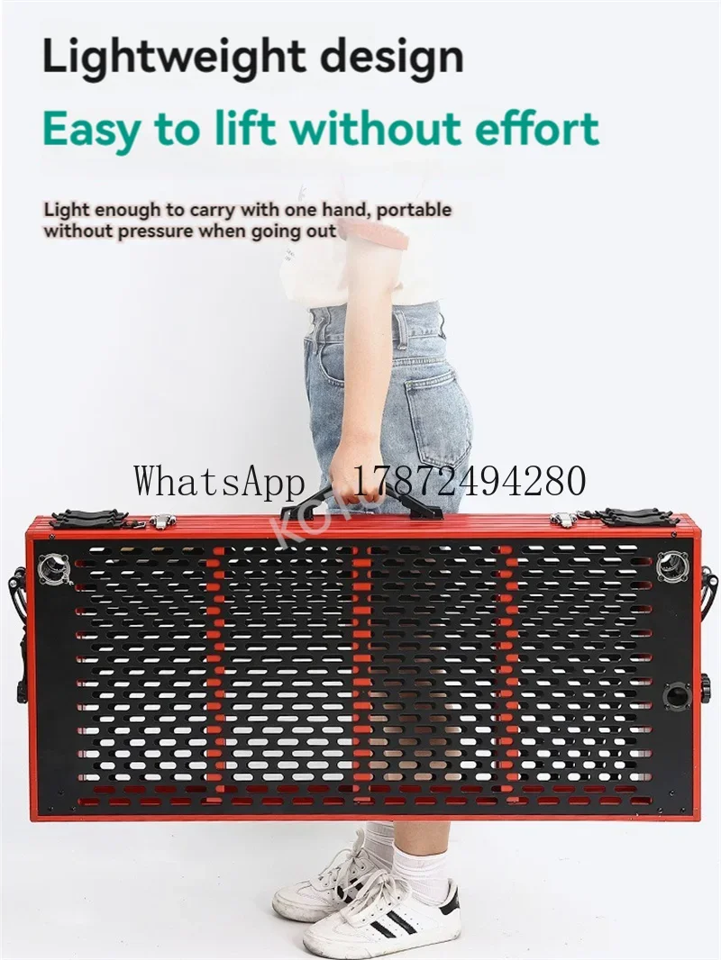 Collapsible Aluminum Fishing Platform Non‑Slip Lightweight for Deep Water Fishing