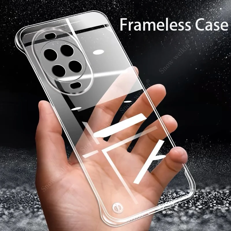 Huawei Nova 14 13 12 Nova14 11 10 9 8 Ultra Pro Lite SE 12S 13i用 フレームレス スリム クリア プラスチック PC ハードケース バックカバー