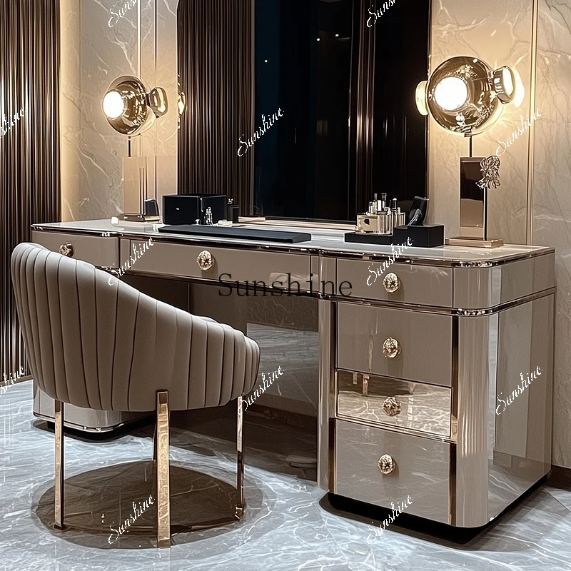 Dresser, chest, integrated light luxury and high-end master bedroom jewelry storage cabinet FT