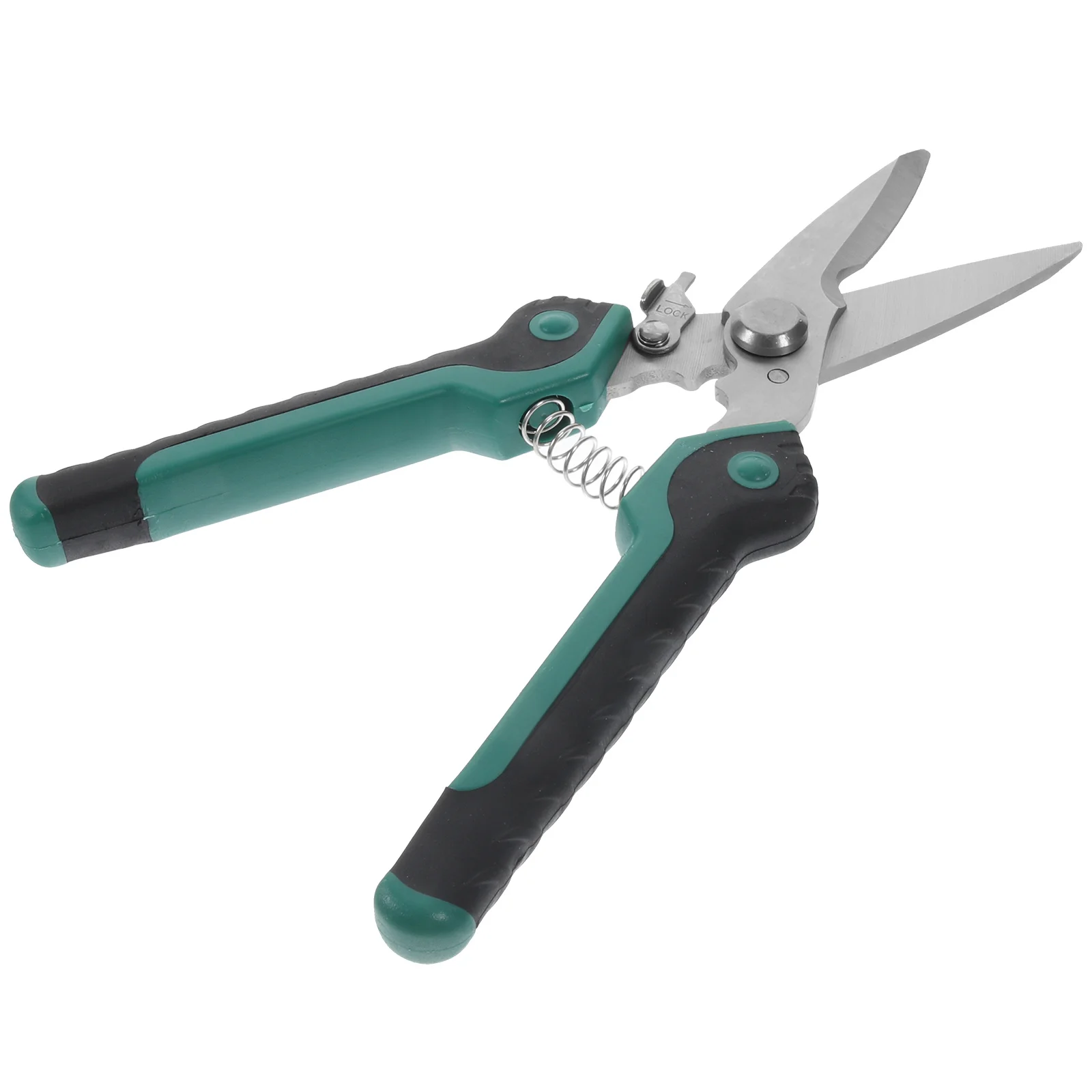 

1pc Electronic Scissor Stainless Steel Blade Non-Slip Handle Lightweight For Wire Cable Metal Sheet Cutting Gardening Pruning