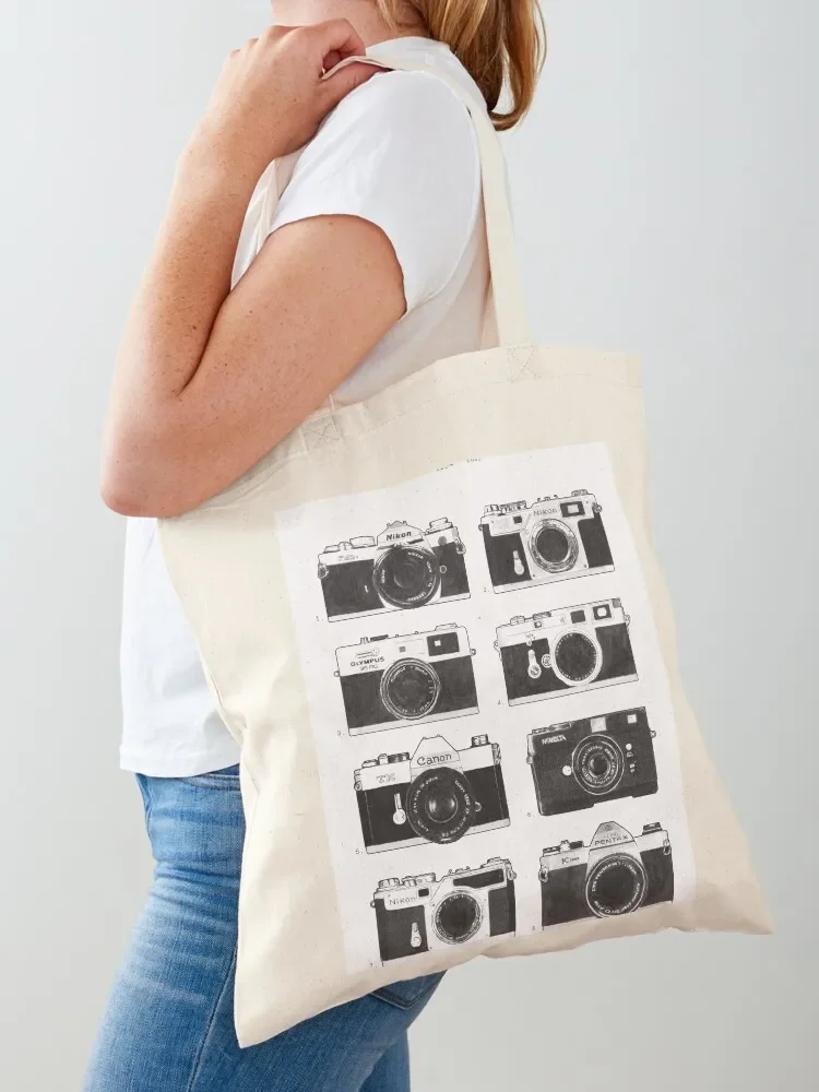 Vintage Cameras Collection Tote Bag canvas tote tote bag men's reusable grocery