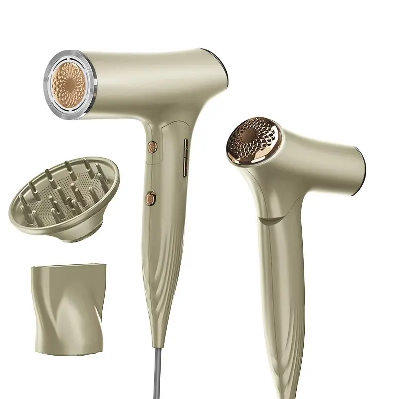 110000 RPM High-Speed Electric Foldable Hair Dryer 1500W Portable Ionic Blow Dryer with Diffuser and Negative Ion for Hotels