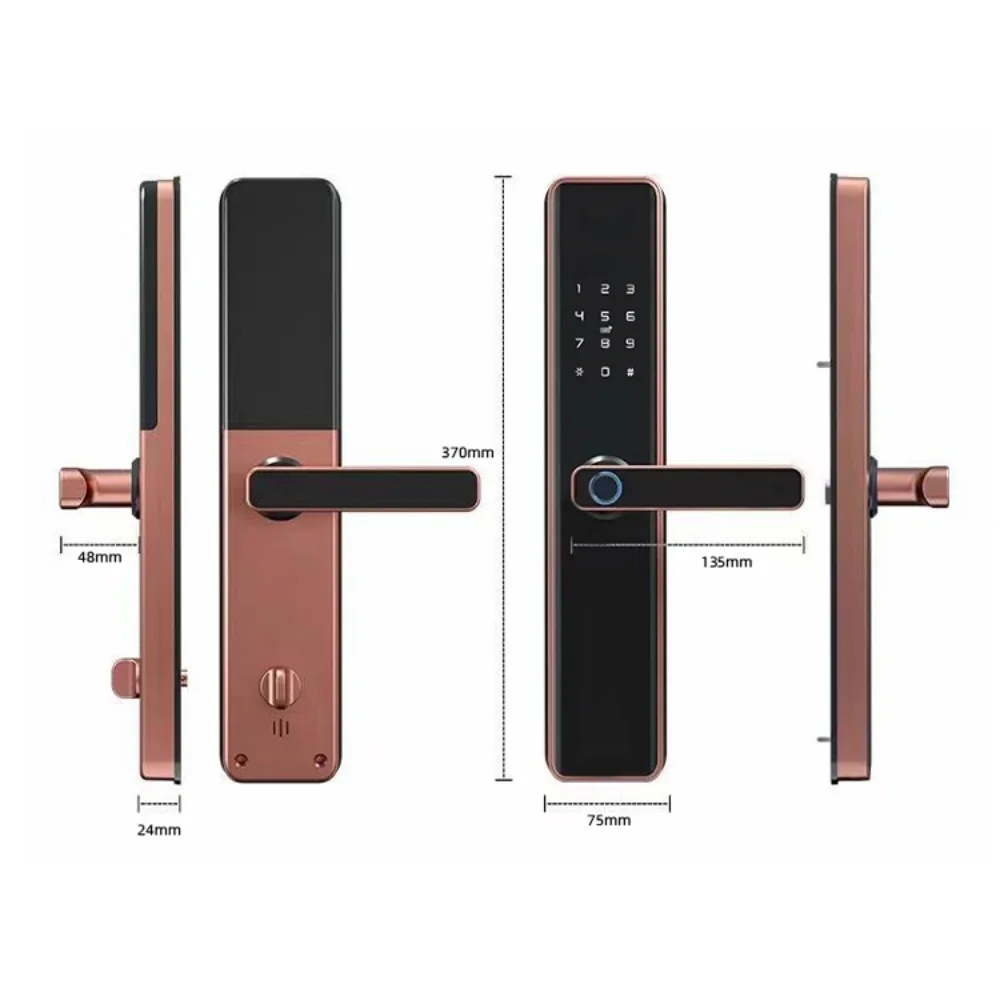 M1 Smart Home Sistema Full Automatic Segurança Door Lock, elétrica Keyless Digital Fingerprint Combinação Smart Lock