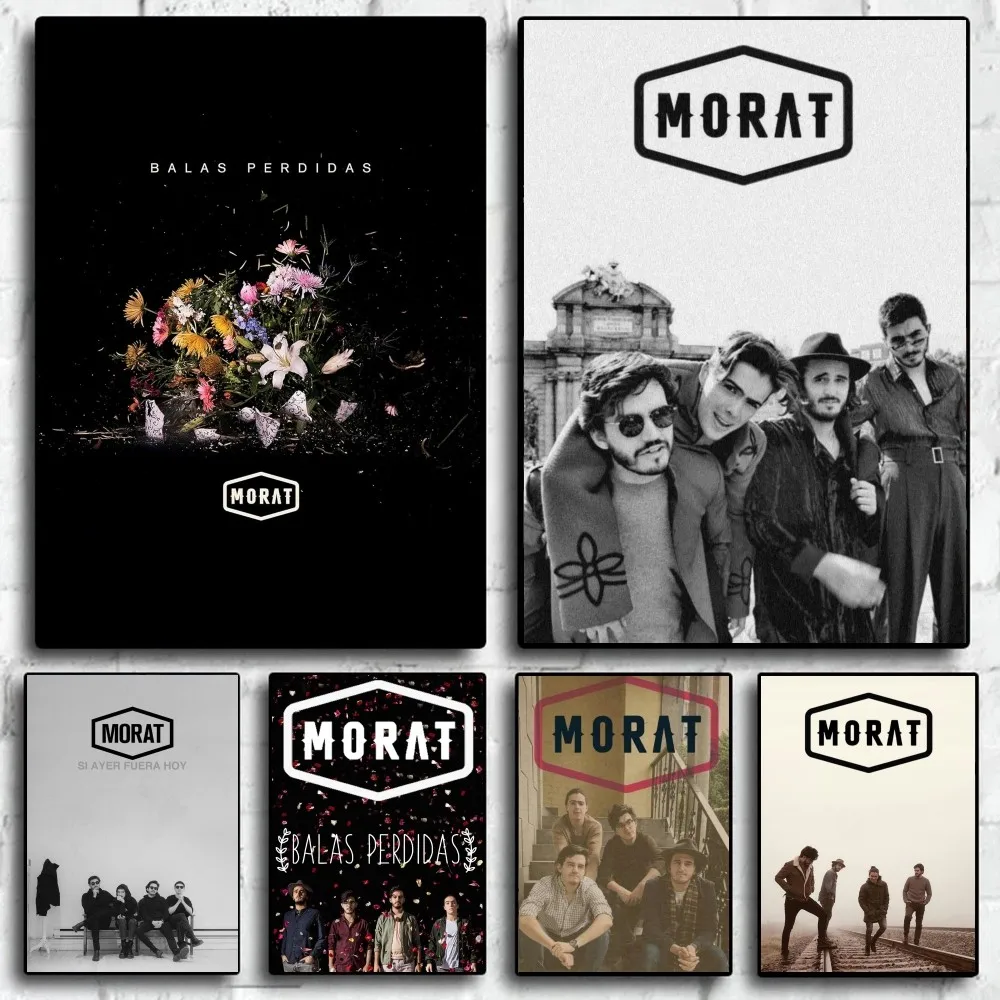 Morat Band Poster Gallery Prints Self Adhesive  Home Decor Decoration Wall Decals Living Room Sticker