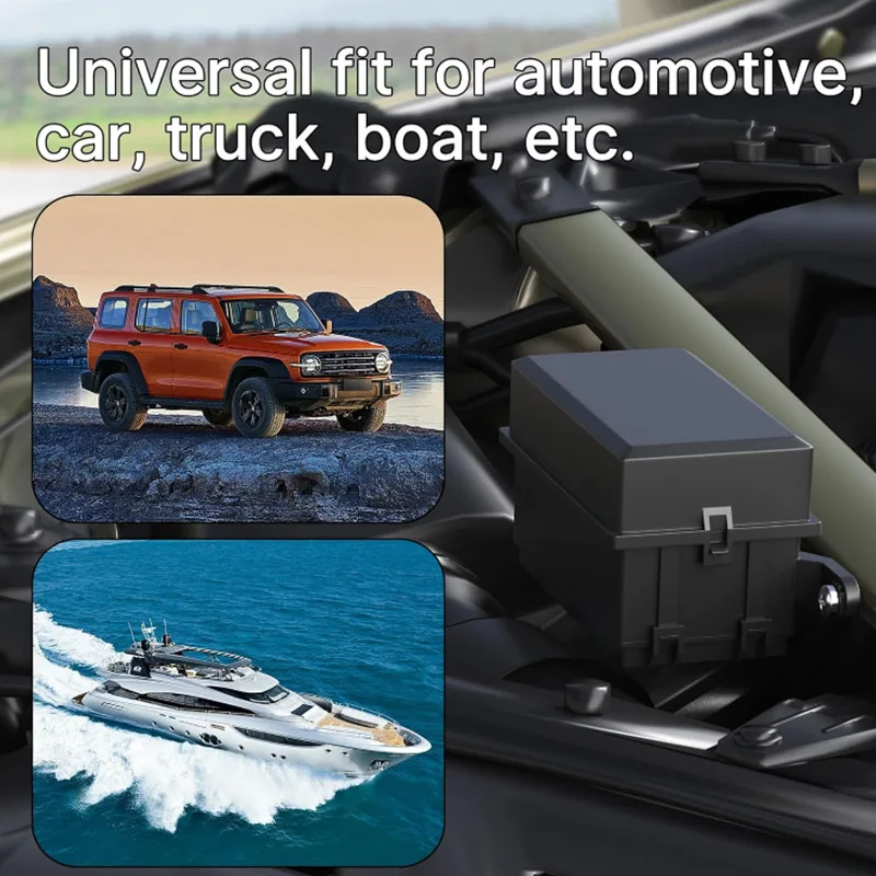 New 6-way relay fuse box circuit modified wiring harness fuse holder pre-wiring