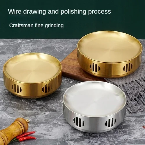 바비큐 그릴, 한국 스타일 바비큐 스테인레스 스틸 알코올 스토브, 절연 스토브, 가정용 상업용 화로 캠핑에 적합 