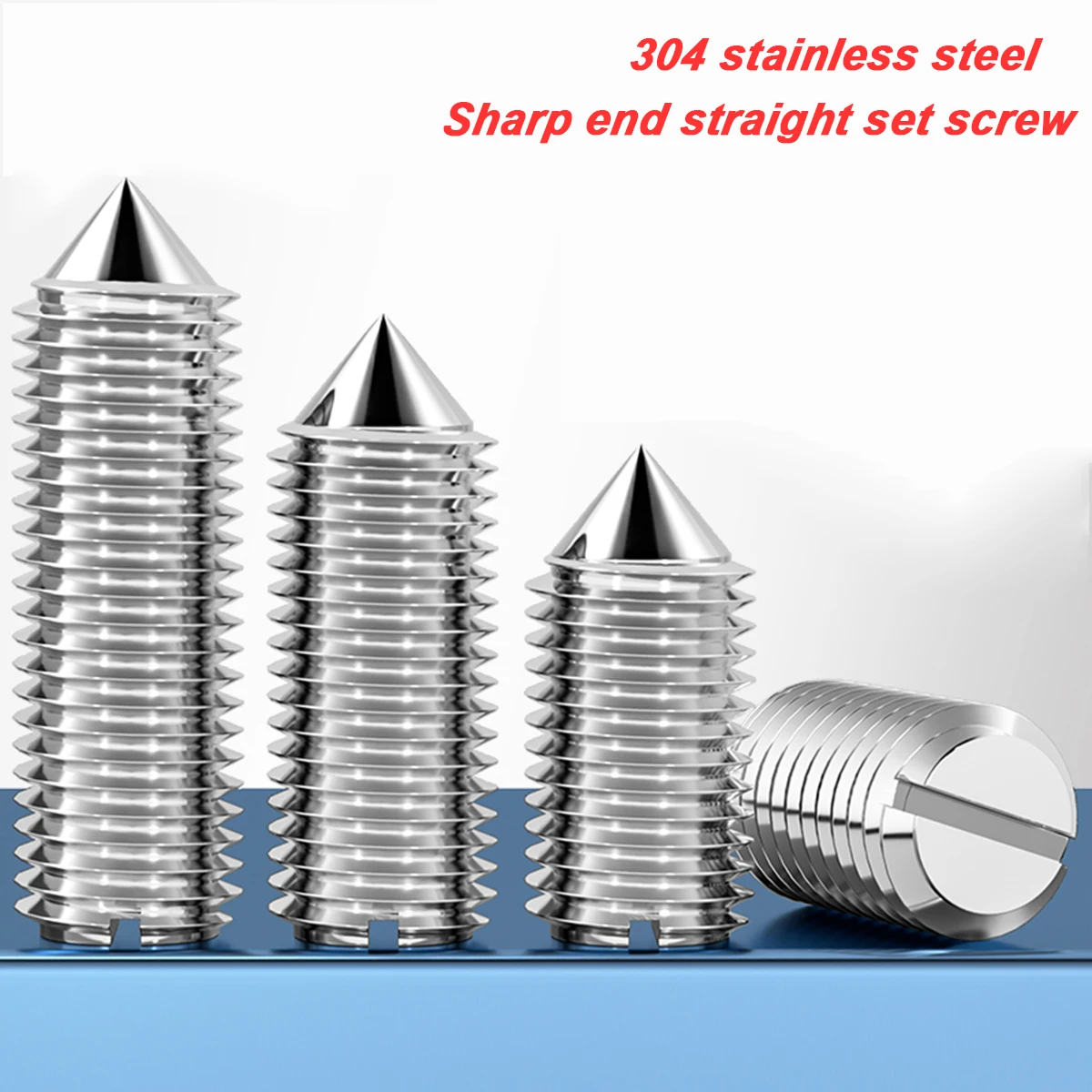 

304 Stainless Steel Straight Pointed Fastening Screw Slotting Machine with Top Screw