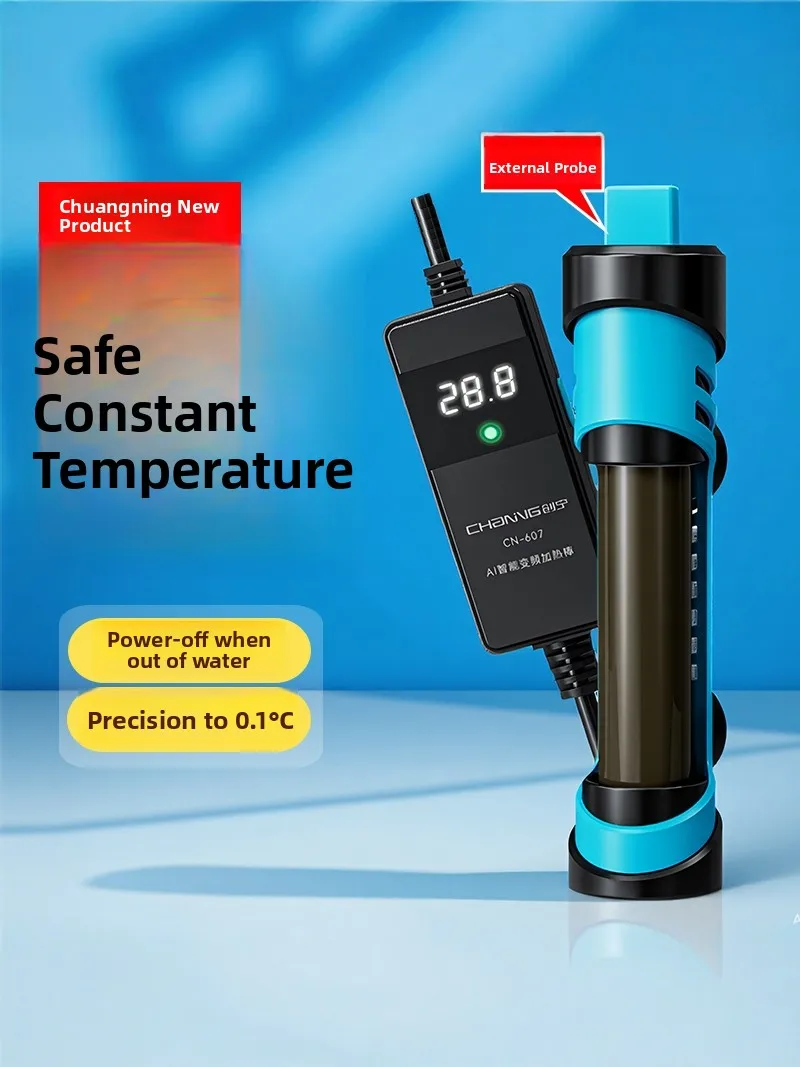 

Автоматический нагревательный элемент с постоянной температурой для аквариумов, взрывозащищенная нагревательная трубка для соленоводных аквариумов, нагревательный стержень для небольших аквариумов