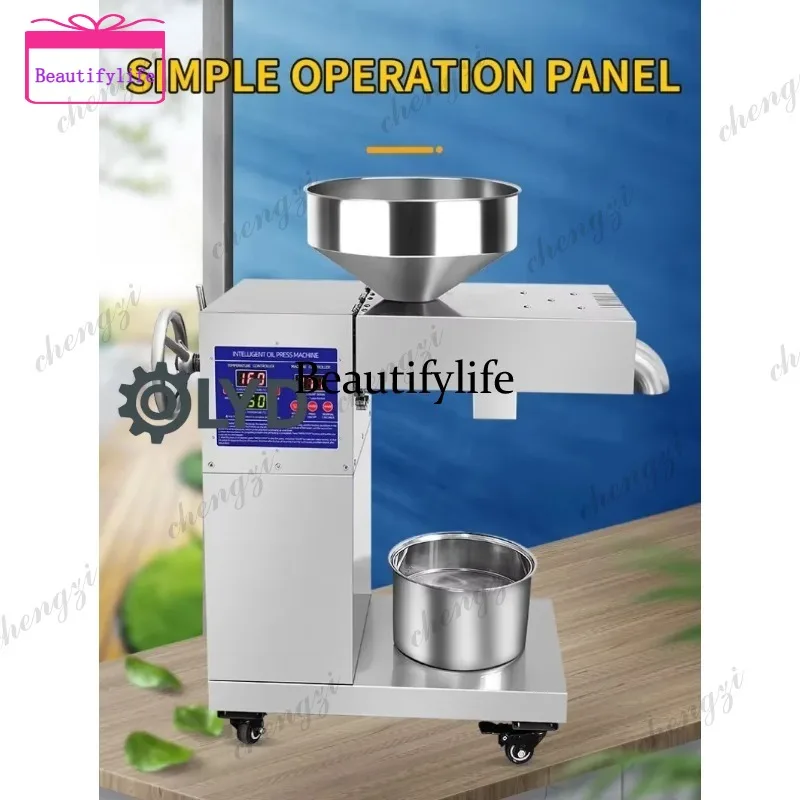 Prensa de Aceite Automática Comercial a55, Nuevo Equipo Industrial para la Extracción de Aceite de Girasol, Oliva, Cacahuete, Soja y Sésamo