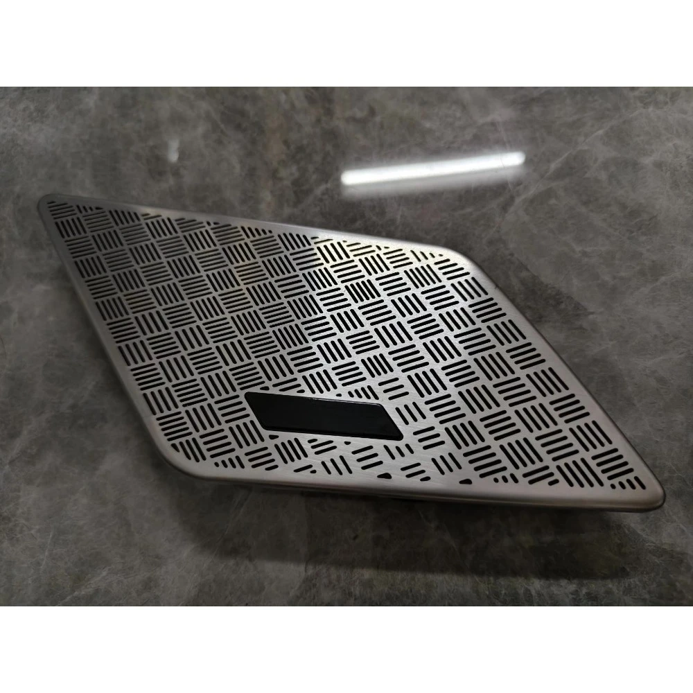4 Pcs High Quality Silver Car Door Speaker Cover For BMW X1 U11 U12 Front Rear Left Right Car Door Hifi System Trim Panel Set