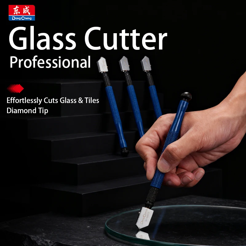 

1pc Glass Cutter Diamond Cutter Cutting Tool Accessories Anti-Skid Handle175mm Suitable For Cutting Glass Diamonds And Minerals