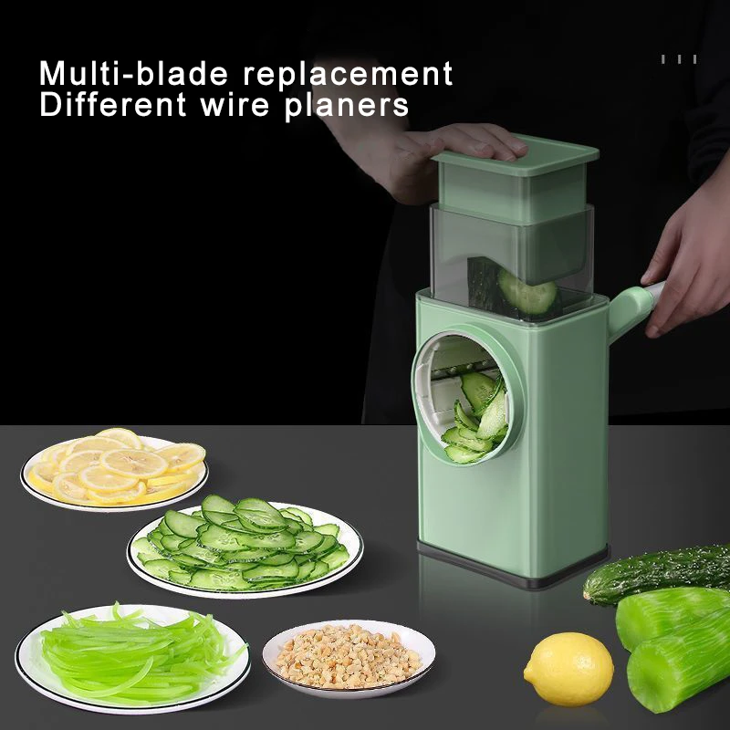 Spiralizer Vegetable Slicer Multifunctional Cheese Grater Shredder Removable Manual Vegetable Chopper Kitchen Utensils Grater