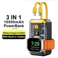 Portable for Apple Watch Charger 10000mAh Power Bank 22.5W Fast Charging for Xiaomi iPhone,iWatch,Samsung,LG Phone Battery Pack