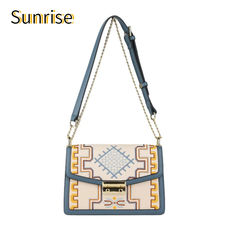 New Crossbody Unique Chain for Women's Fashion Genuine Leather Underarm Bag Shoulder Bags for Women Luxury Designer High Quality