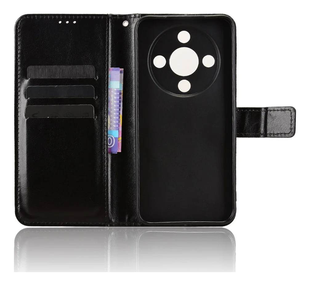 Skinlee For Honor X9D X7D Flip Wallet Case Magnetic Leather Card Coin Purse Cover For Honor X70 Honor 400 Smart Back Casing