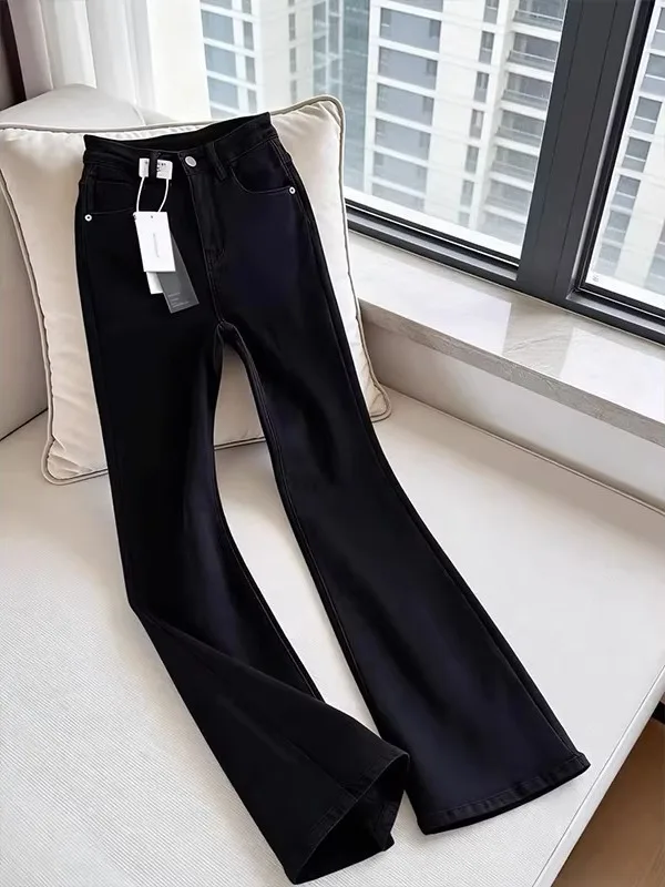 

Мужские джинсы Bla Knife: зауженные, прямые, с высокой талией, повседневные, из синего денима, весна-осень, модные