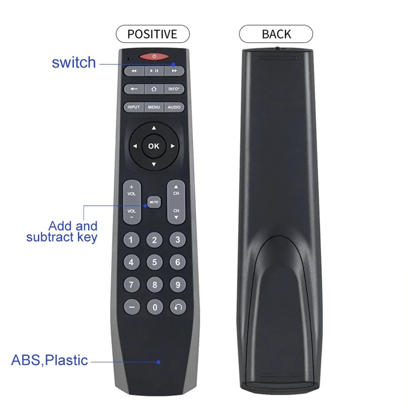 A57G-RMT-JR04 RMTJR04 Remote Control Replacement for JVC TV EM40NF5 EM43NF5 EM50NF5 EM55NF5 EM40RF5 EM43RF5 EM50RF5
