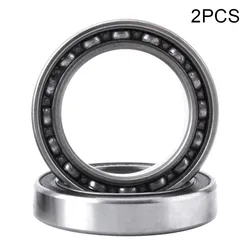 2Pcs 6805 2RS Ball Bearing 25×37×7 Mm Deep Groove Carbon Steel Sealed Ball Bearing Bike Accessory For BB68-73# And BB90-92#