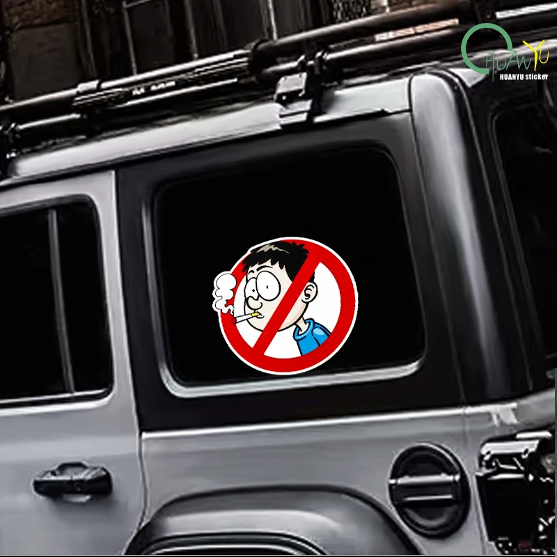 No Smoking In The Car, Car Stickers, No Smoking, No Smoking Stickers, Funny Warning Stickers, Feel Free To Decorate Car Stickers