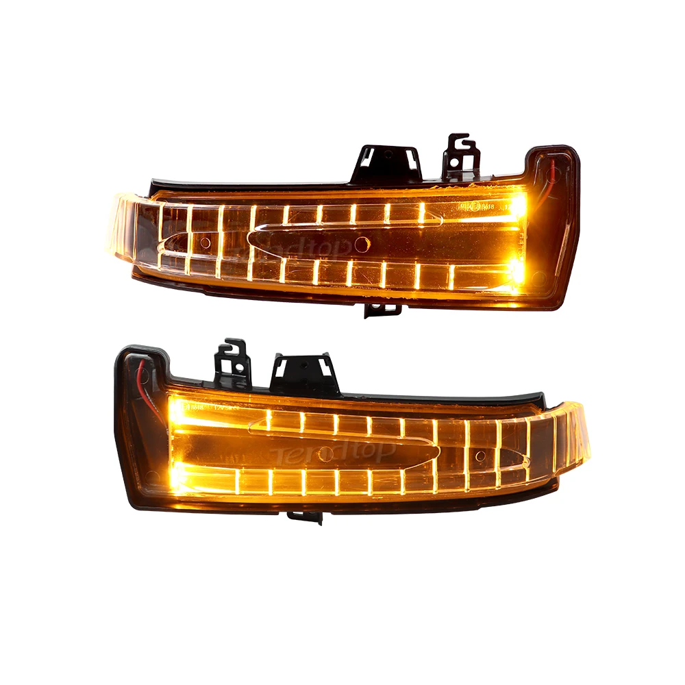 2pcs Side Marker Indicator Rear View Mirror Turn Signal Light  For Mercedes-Benz W221 W212 W204 W176 W246 X156 C204 C117 X117