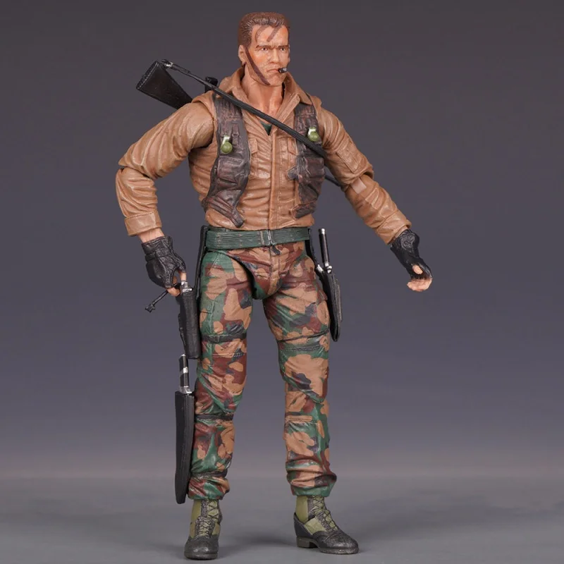 

Hot Neca Predator Jungle Patrol Dutch Action Figures Collectible Model Statue Desktop Ornament Decoration Boy Birthday Gifts