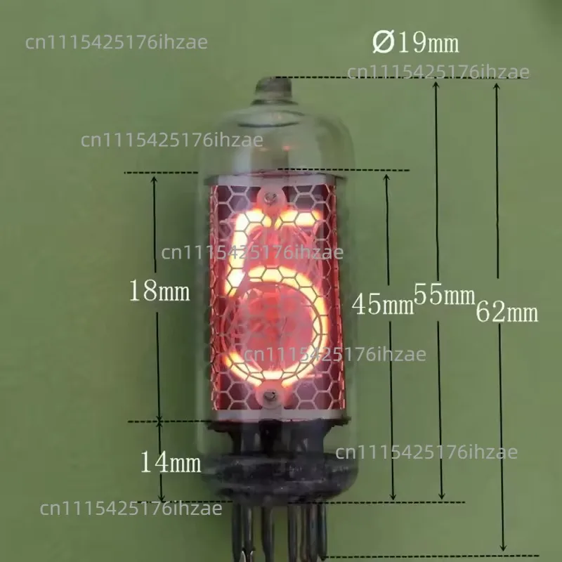 In8 Brand New Original Box Former Soviet Union Glow Tube Retro DIY Electronic Glow Clock Nixie Tube with CCCP Sign