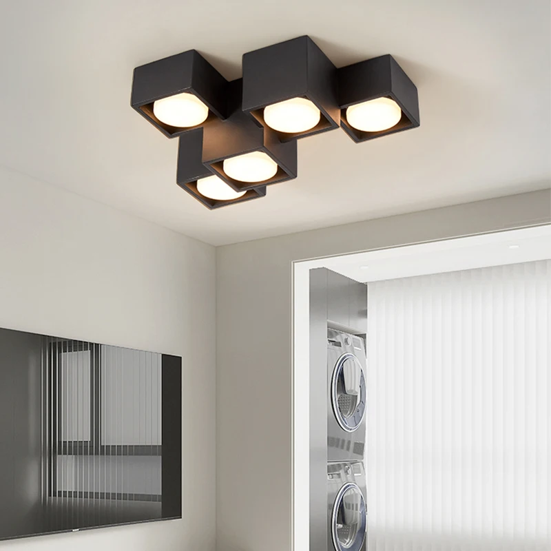 Minimalist No Main Light Living Room Balcony Corridor Exposed Downlight Light Led Spotlight Bedroom Cloakroom Ceiling Lights