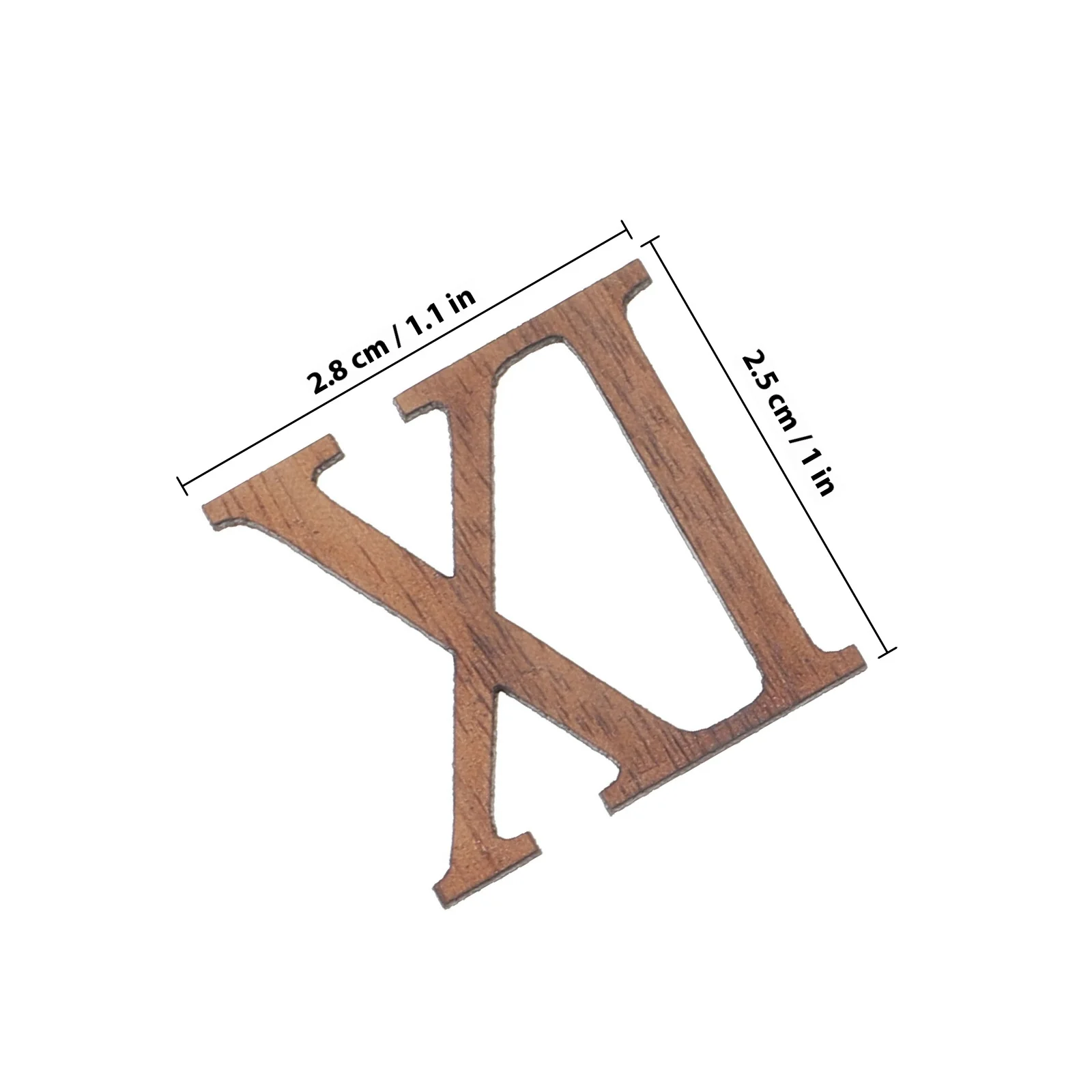 1 set di parti di ricambio per kit orologio con numeri romani durevoli per parti di ricambio per lancette decorative per orologio da parete fai-da-te