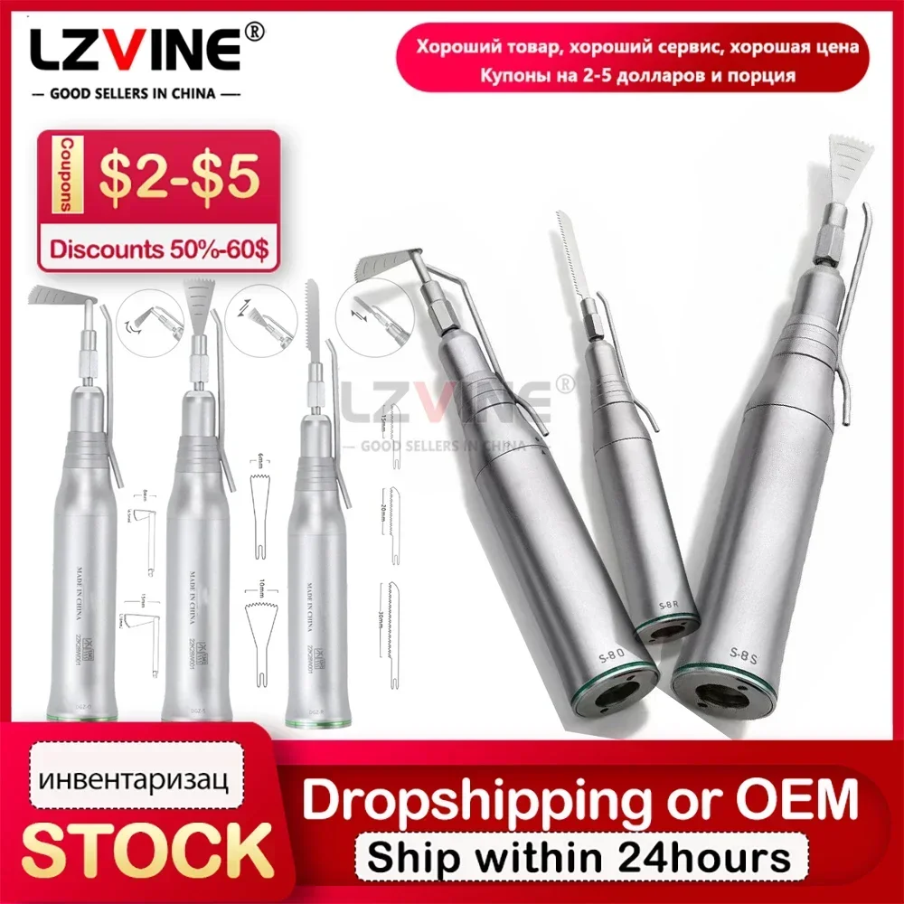 Oral Surgery Dental Surgical Saw Handpiece for Implantology /Dental Reciprocating Saw Blade Bone Cutting Handpiece Implant Motor