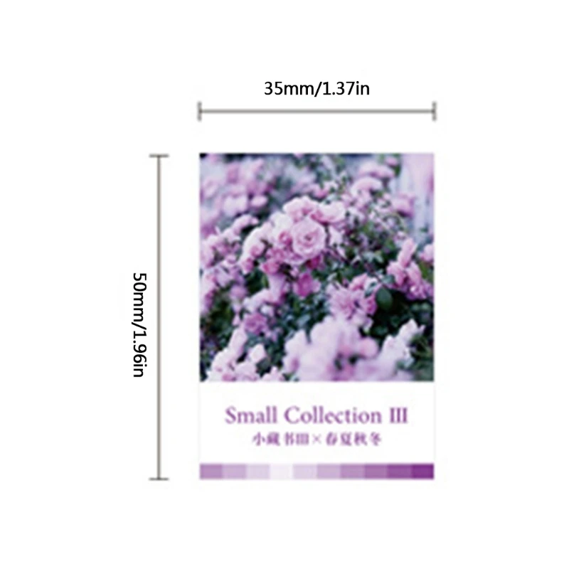 100X Stickers Pocket Decoration Cards Collection Simple Stories Seasons Sticker Tablet Scrapbooking Stickers Gifts