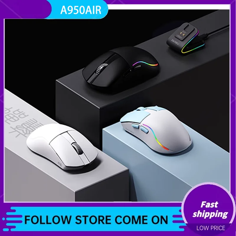 Dareu A950air 2.4g Wireless Mouse For Esports Games With Long Battery Life And Lightweight Design P3395 Holiday Gift